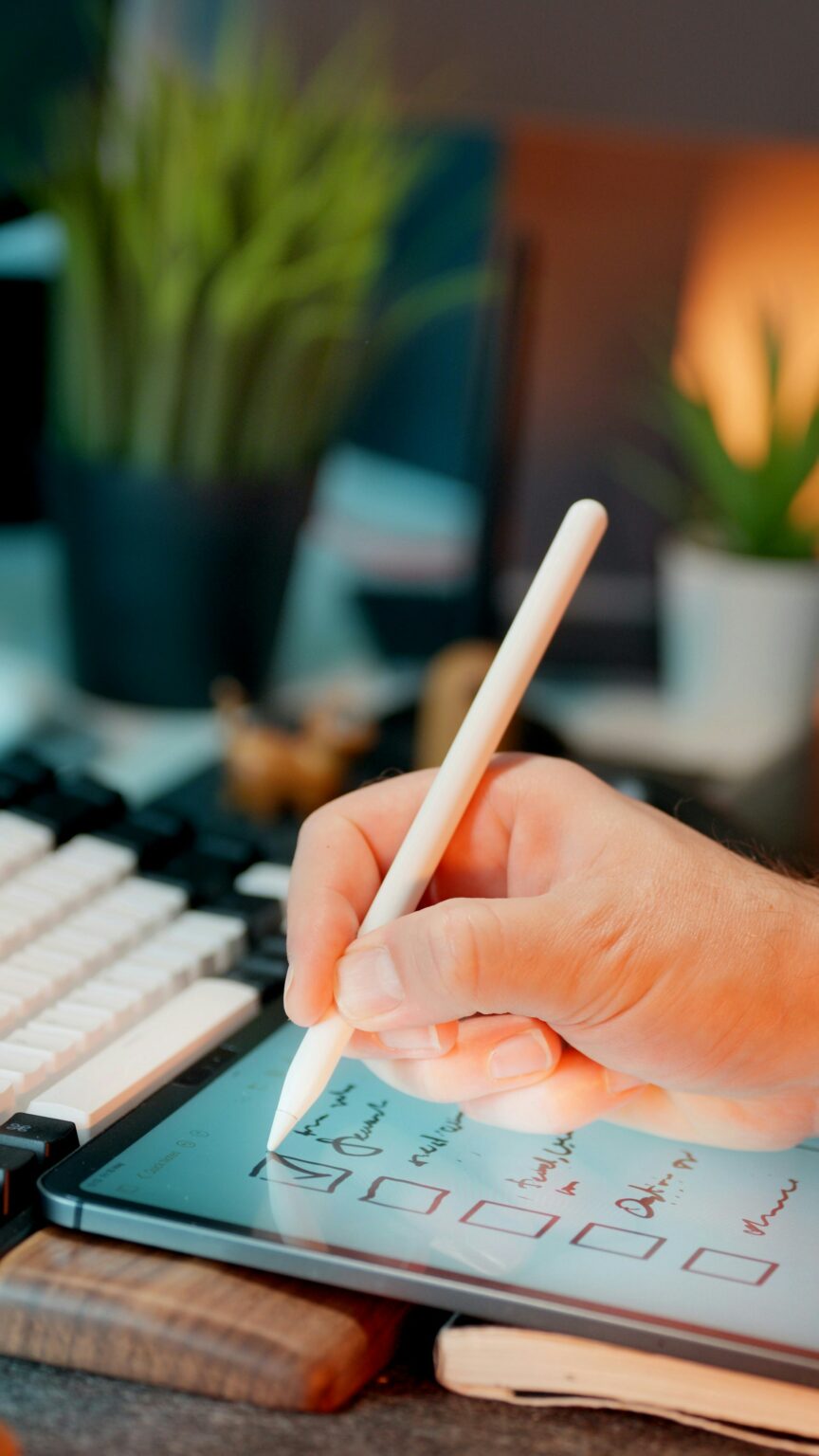 État des lieux sur tablette à Lyon pour agence immobilière